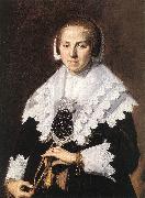 HALS, Frans, Portrait of a Woman Holding a Fan